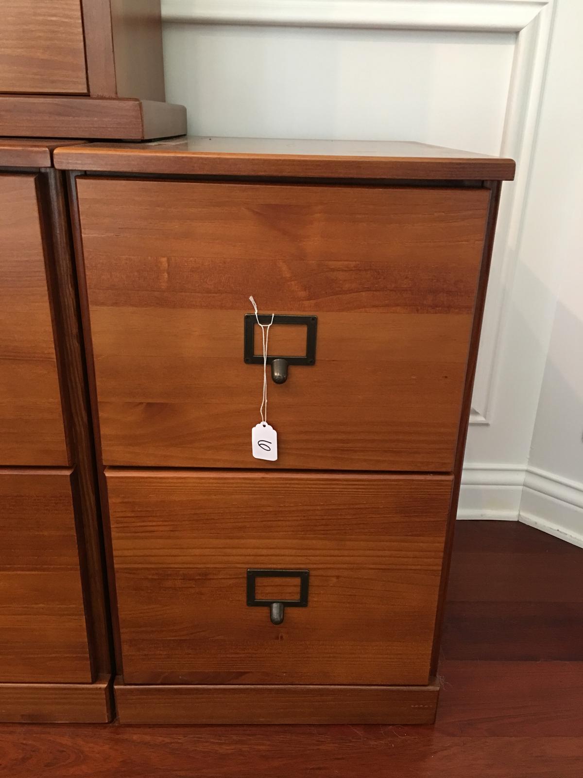 Quality Ballards's Wooden Filing Cabinet