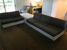 Custom Made Couch, Loveseat, Chair, & Table