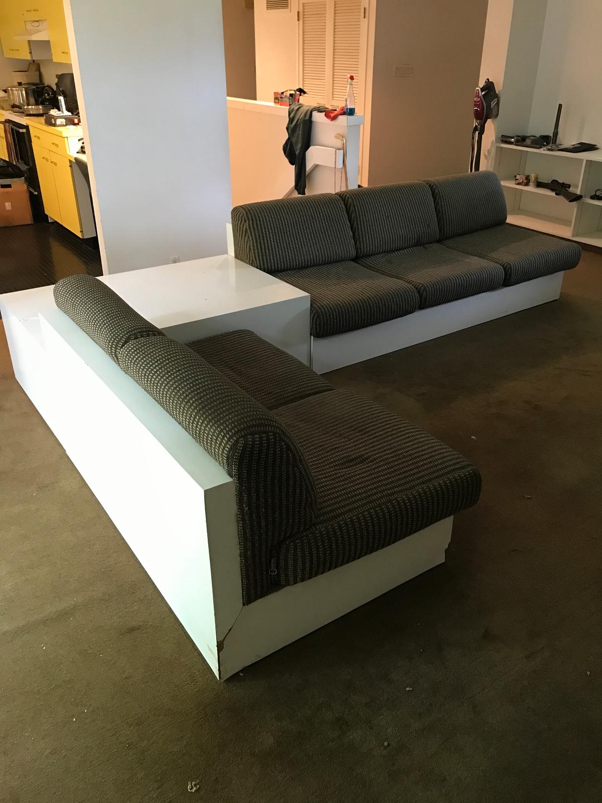 Custom Made Couch, Loveseat, Chair, & Table