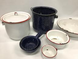 Selection Of Vintage Graniteware!