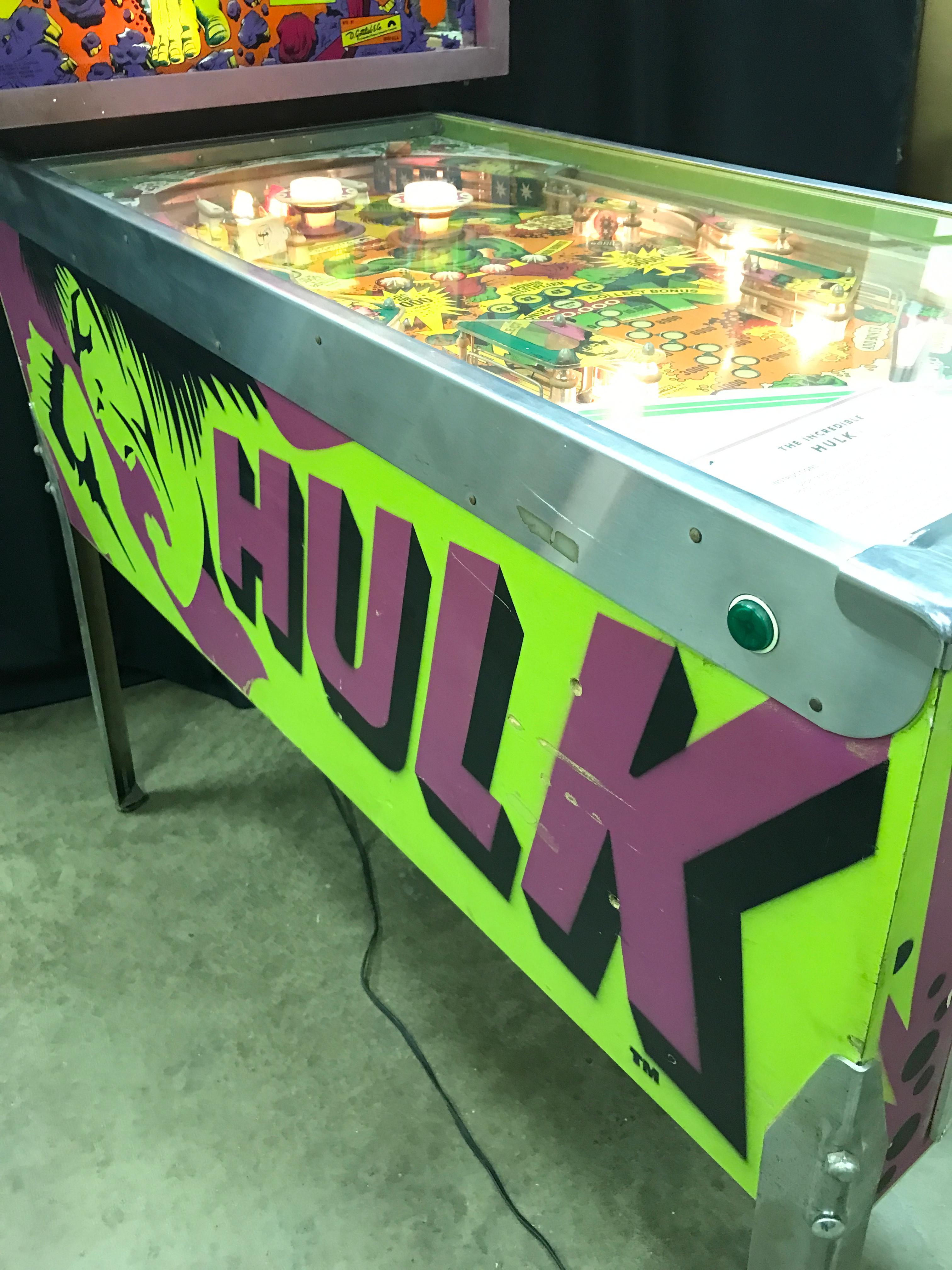 1979 D. Gottlieb & Company Hulk Marvel Pinball Machine