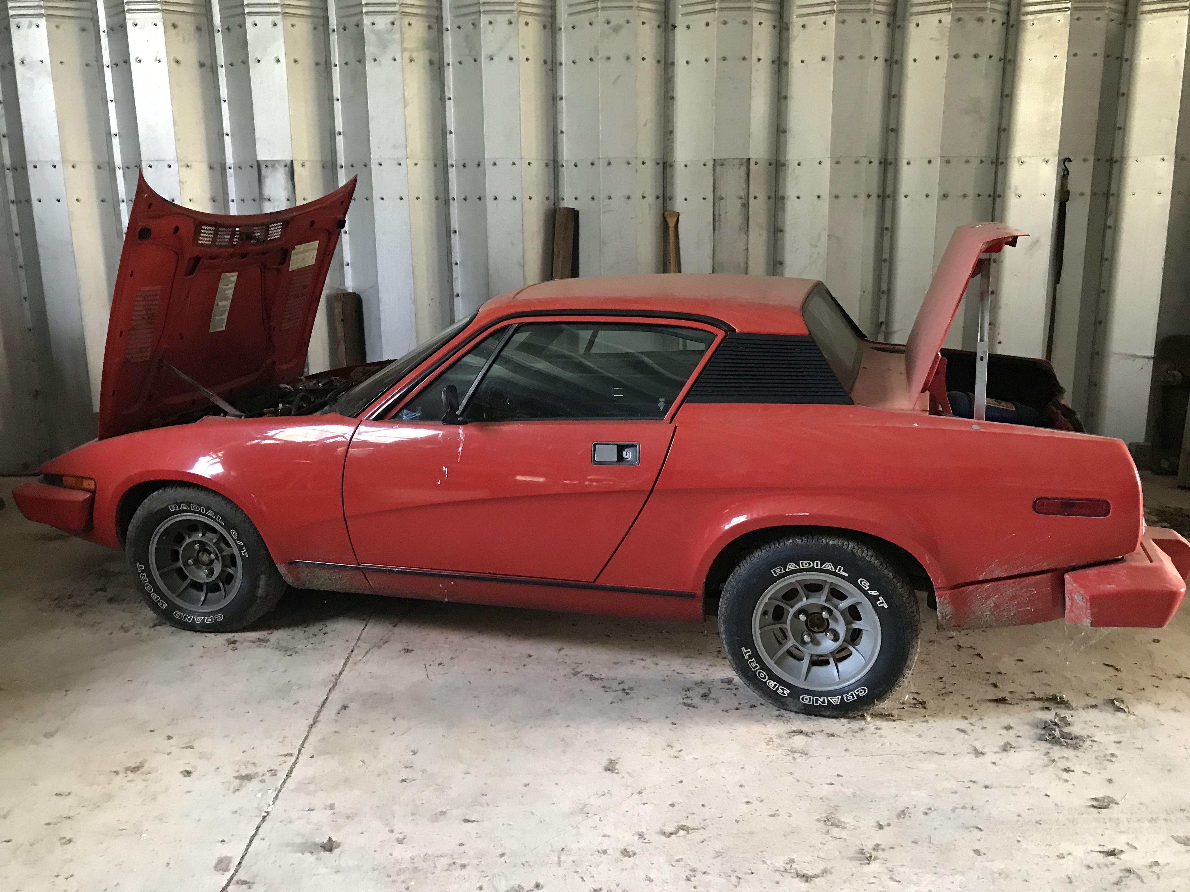 1976 Triumph TR-7 with Buick V6 and NOS