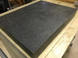Machinists Granite Surface Plate W/Cover & Cart W/Vise