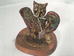 Brass Owl By Creative Metals, Corryton, Tenn.