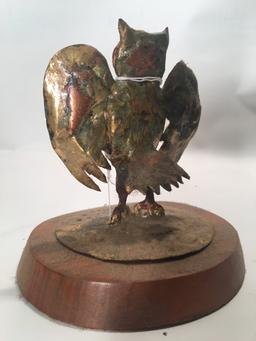 Brass Owl By Creative Metals, Corryton, Tenn.