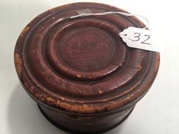 1888 Leather Collar Box From London