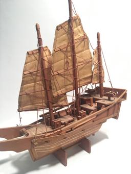 Wooden Oriental War Ship W3 Masts