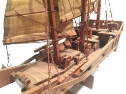 Wooden Oriental War Ship W3 Masts