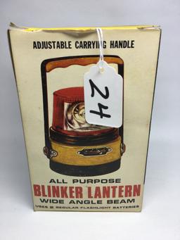 Vintage "All Purpose Blinker Lantern" In Original Box