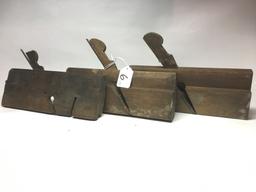 Group Of (3) Antique Woodworkers Moulding Planes