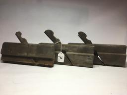 Group Of (3) Antique Woodworkers Moulding Planes