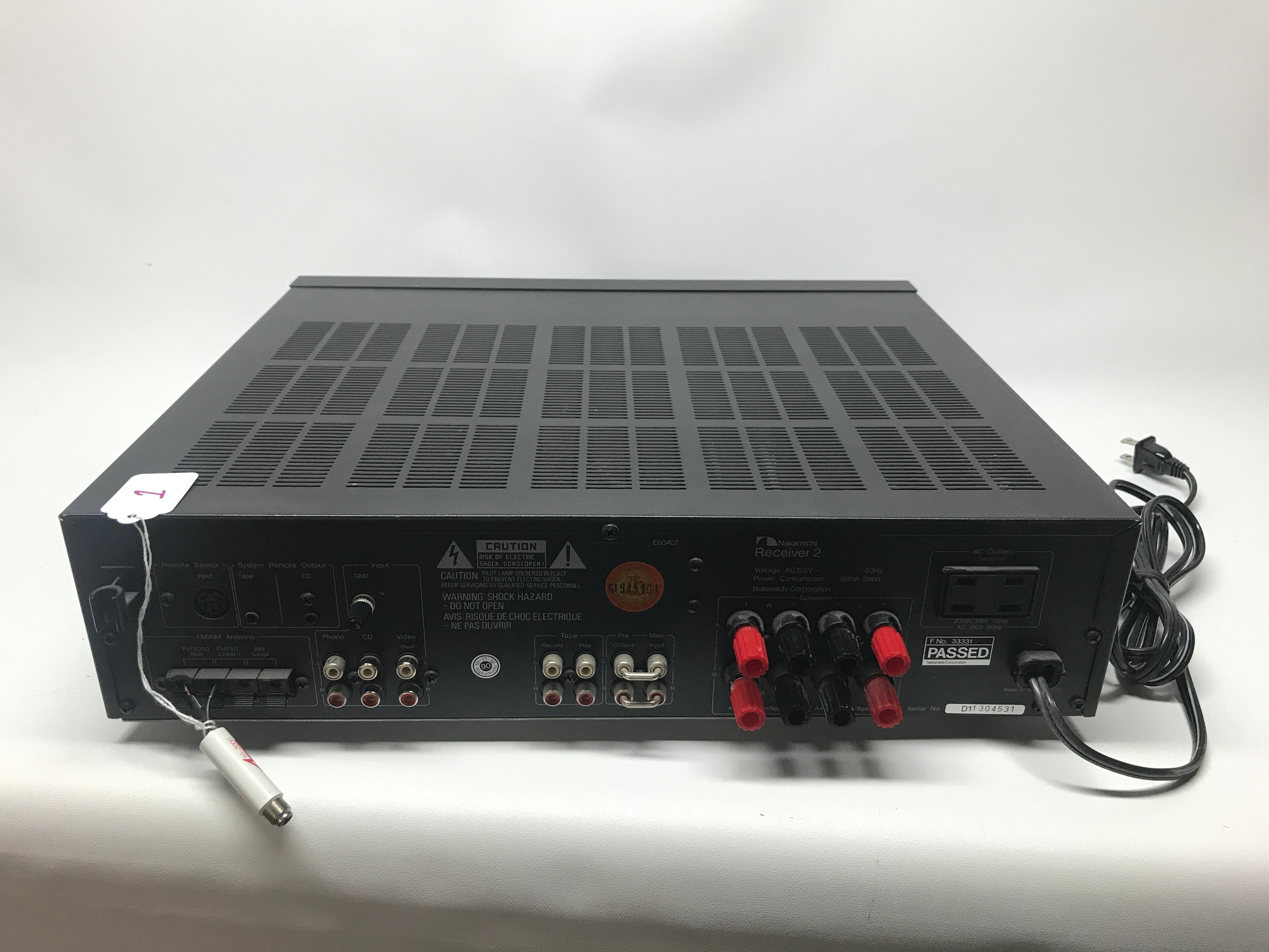 Nakamichi Reciever 2, AM/FM Tuner