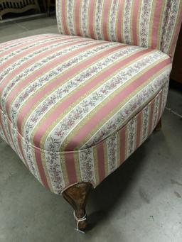 Vintage Upholstered Boudoir Chair