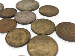 Vintage Group of Foreign Coins