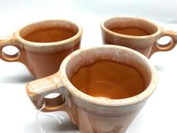 Group of Three Ovenproof Coffee Mugs