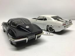 1963 Corvette and 1969 Camaro