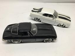 1963 Corvette and 1969 Camaro