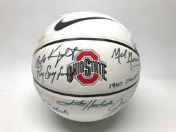 Ohio State Basketball Signed By 1960 Champs