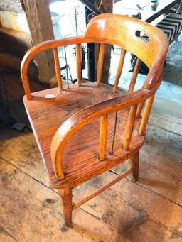 Antique oak chair, Matt Dillion Style Chair!