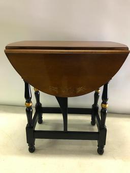 Hitchcock Type "Butterfly" Drop Leaf Stand W/Stenciling
