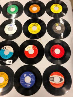 Group of 20 Classic and Vintage LP 45's