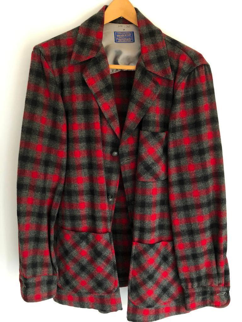 Pendleton 100% Virgin Wool, Medium Long, Thin Blazer/Jacket