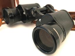 Vintage Nikon 7 x 35 Binoculars W/Leather Case