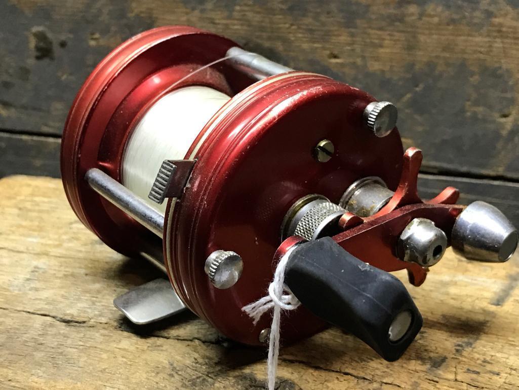 Abu Garcia Ambassadeur 5000 Fishing Reel In Red