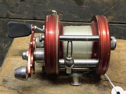 Abu Garcia Ambassadeur 5000 Fishing Reel In Red