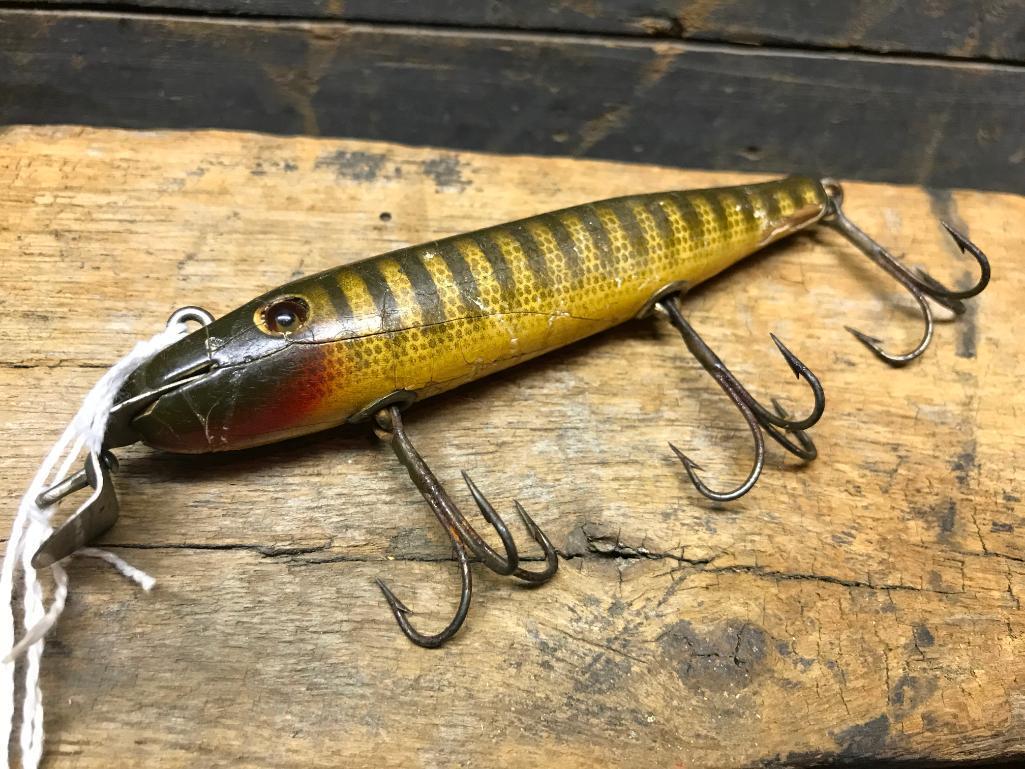 Creek Chub Bait Company Wooden Fishing Lure "Pikie Minnow"