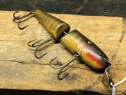 Creek Chub Bair Company Wooden Jointed Fishing Lure