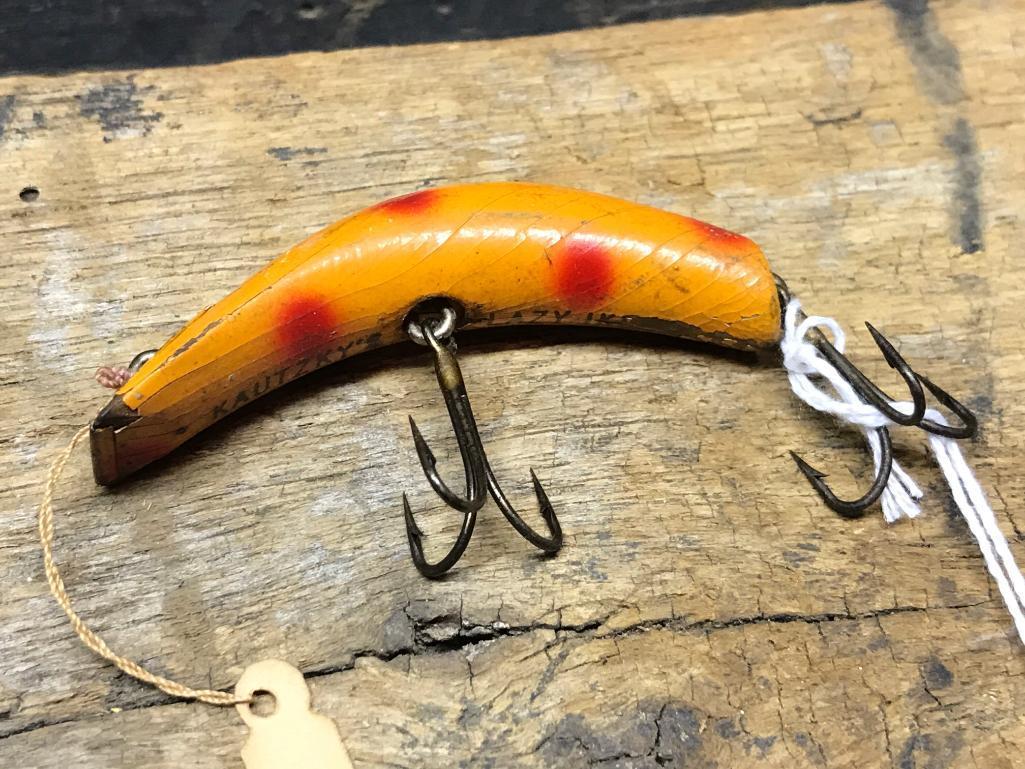 Kautzky's "Lazy Ike" Wooden Fishing Lure