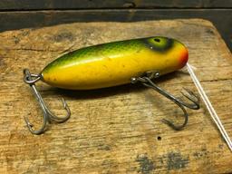 South Bend Wooden Fishing Lure "Oreno"