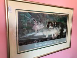 Framed & Matted Ballet Print "The Art Institute Of Chicago"