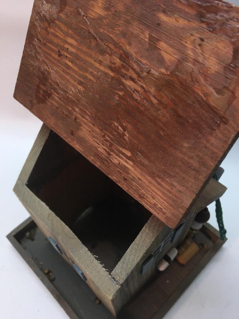 Handcrafted "Bait Shop" Birdhouse