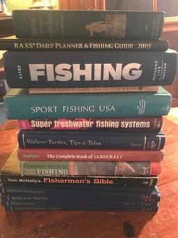 Group Of Fishing Related Books