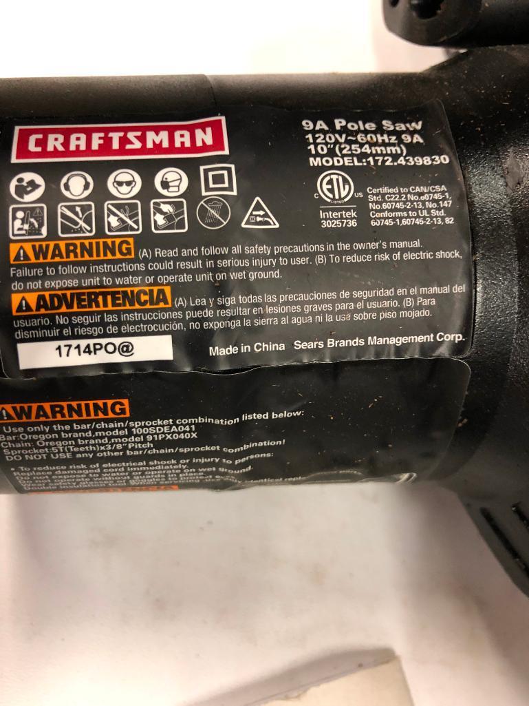 Craftsman 10" Gas Powered Polesaw/Chainsaw