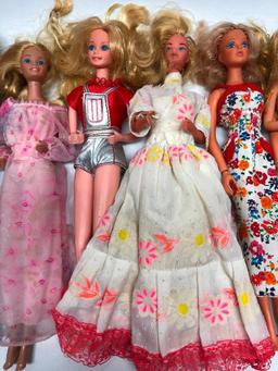 (10) Barbie & Similiar Type Dolls