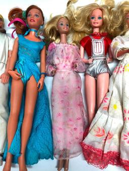 (10) Barbie & Similiar Type Dolls