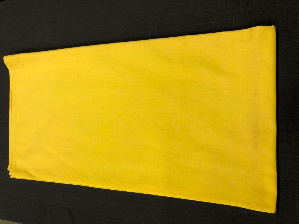 yellow table cloth 62" x62"