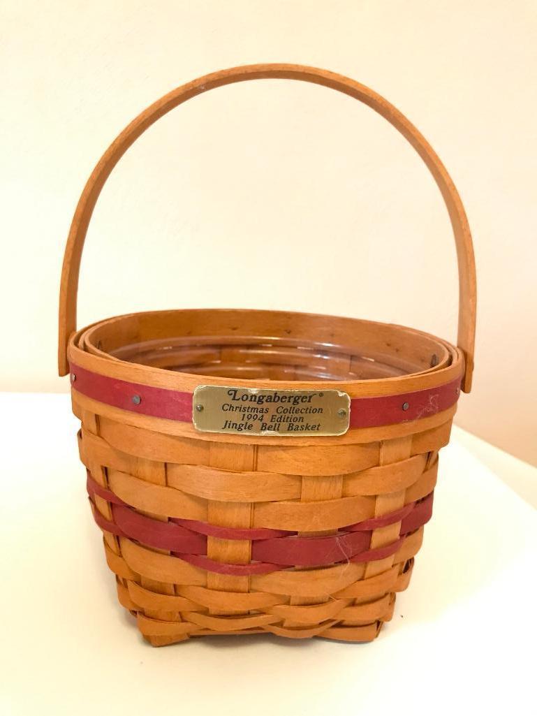 1994 Longaberger Basket, 6 Inches Tall, 8 Inches Diameter