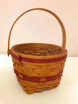 1994 Longaberger Basket, 6 Inches Tall, 8 Inches Diameter