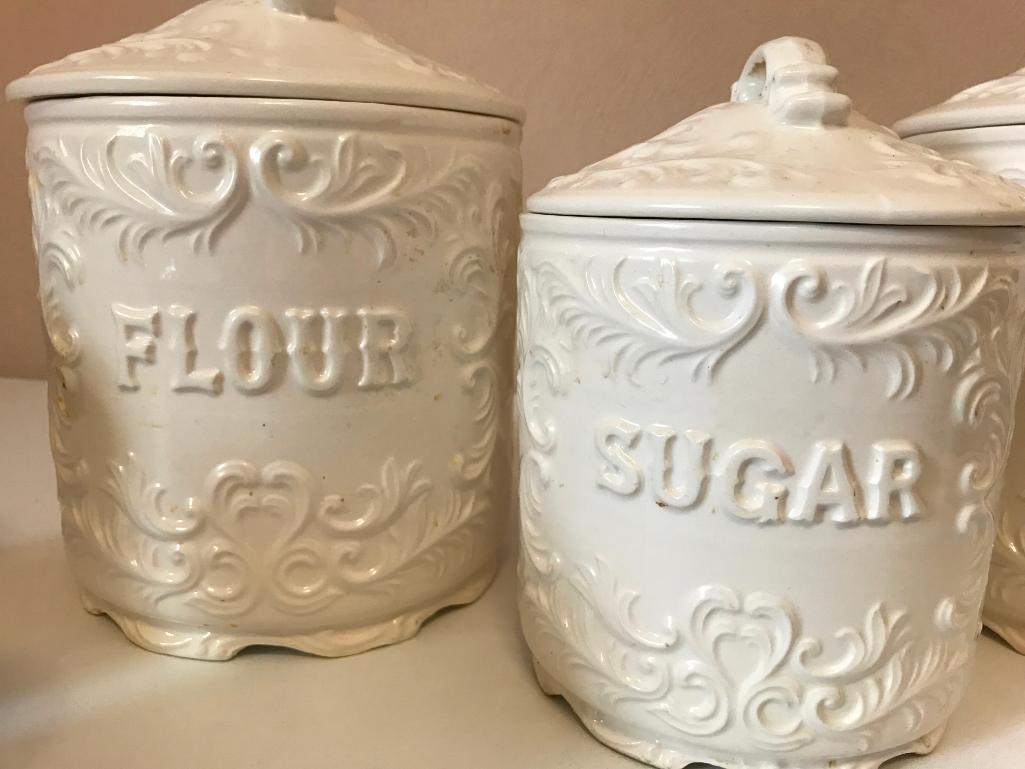 Provincial Napcoware Canister Set with Cookie Jar