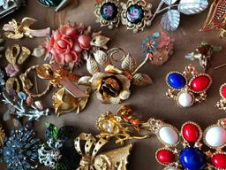 Group of Costume Jewelry, Some Designer, Weiss, Sarah Coventry Etc
