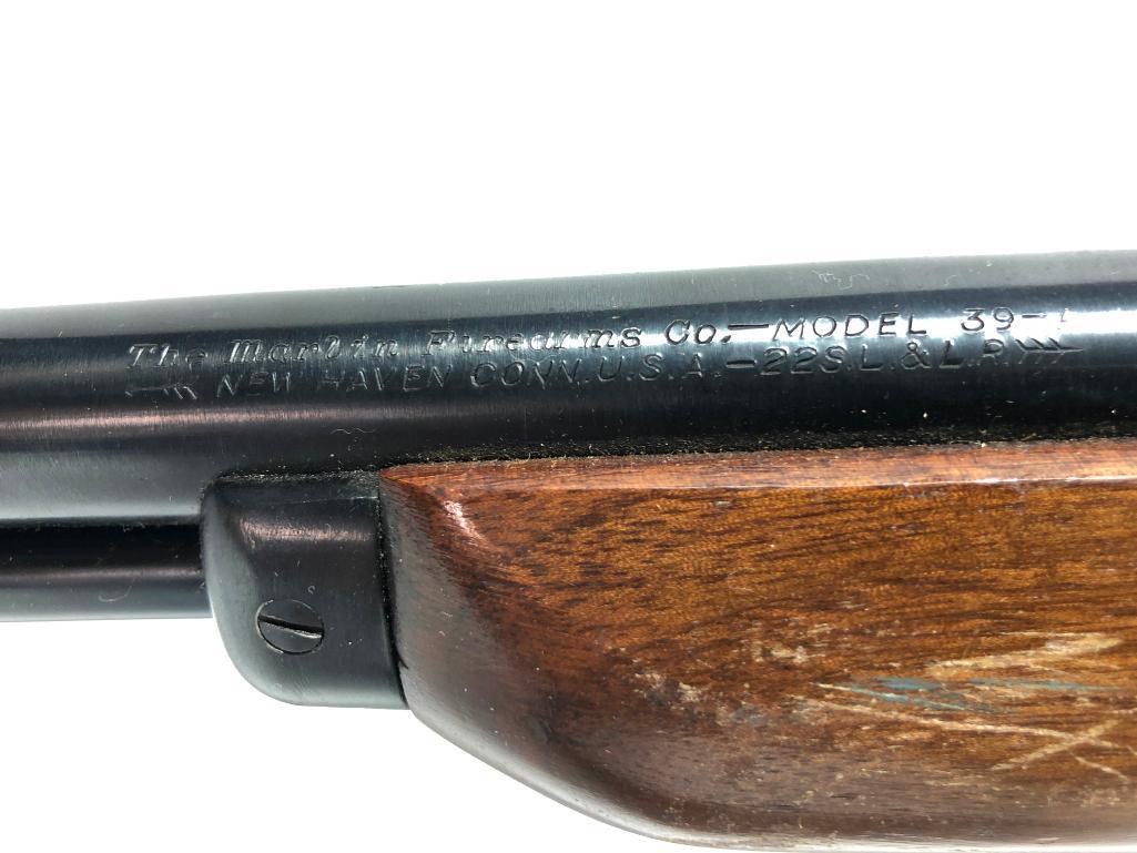 The Marlin Firearms Co. Model 39-A Lever Action Rifle