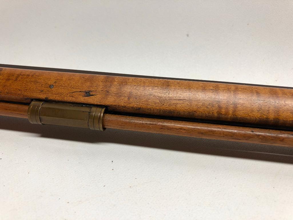 Full Stock Tiger Maple Muzzle Loader By "Rex Maxey 1984"
