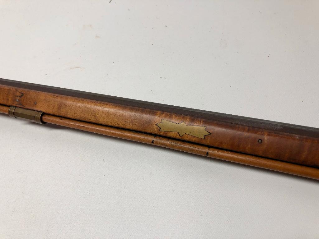 Full Stock Tiger Maple Muzzle Loader By "Rex Maxey 1984"