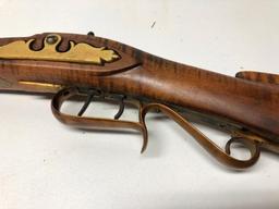 Full Stock Tiger Maple Muzzle Loader By "Rex Maxey 1984"