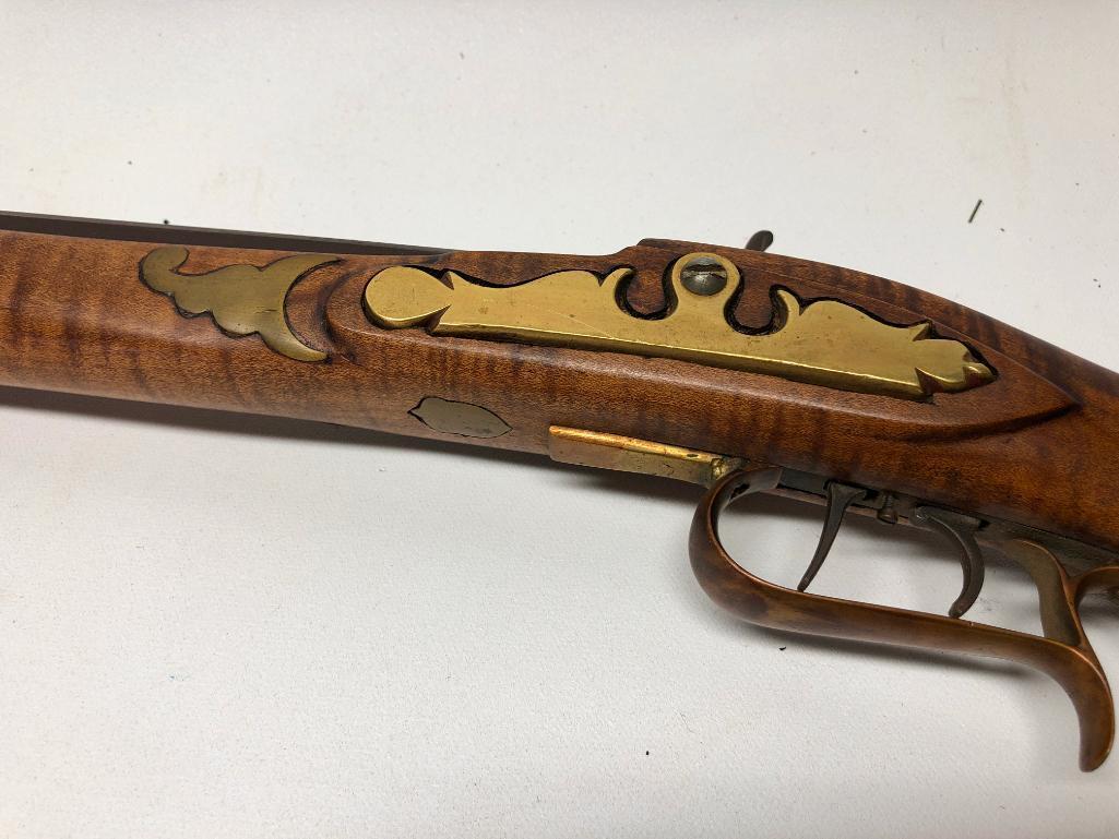 Full Stock Tiger Maple Muzzle Loader By "Rex Maxey 1984"