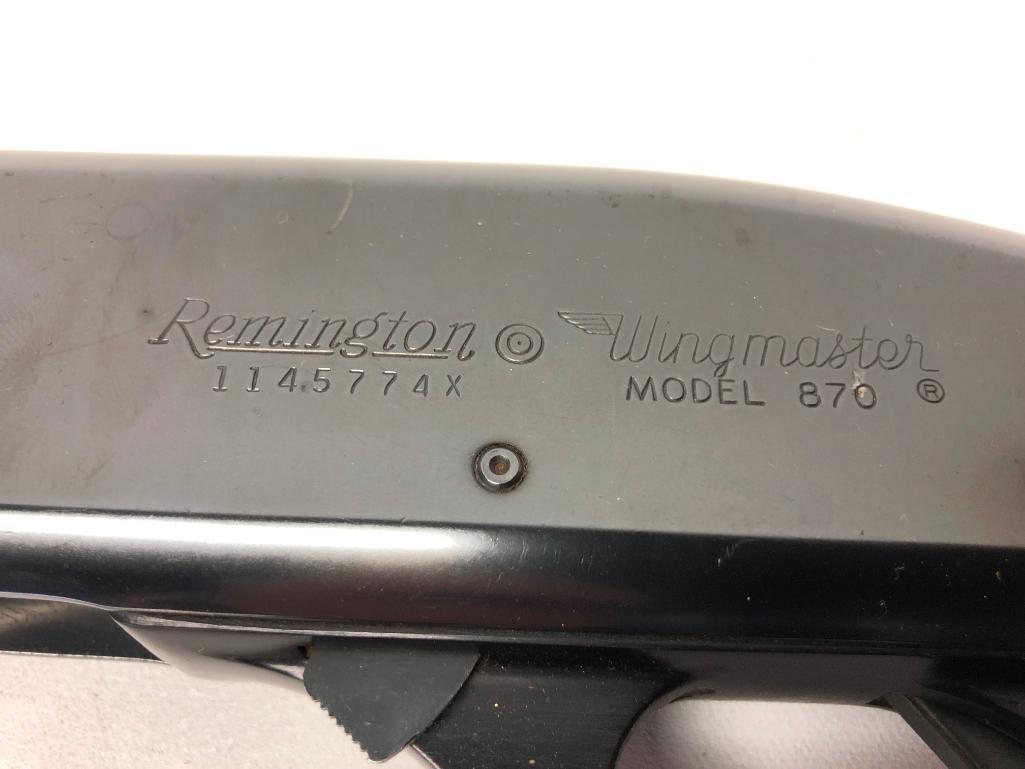 Remington Wingmaster Model 870 Pump Action Shotgun